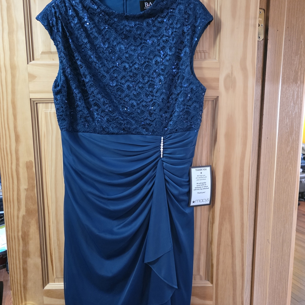 Elegant Teal Sequin Dress